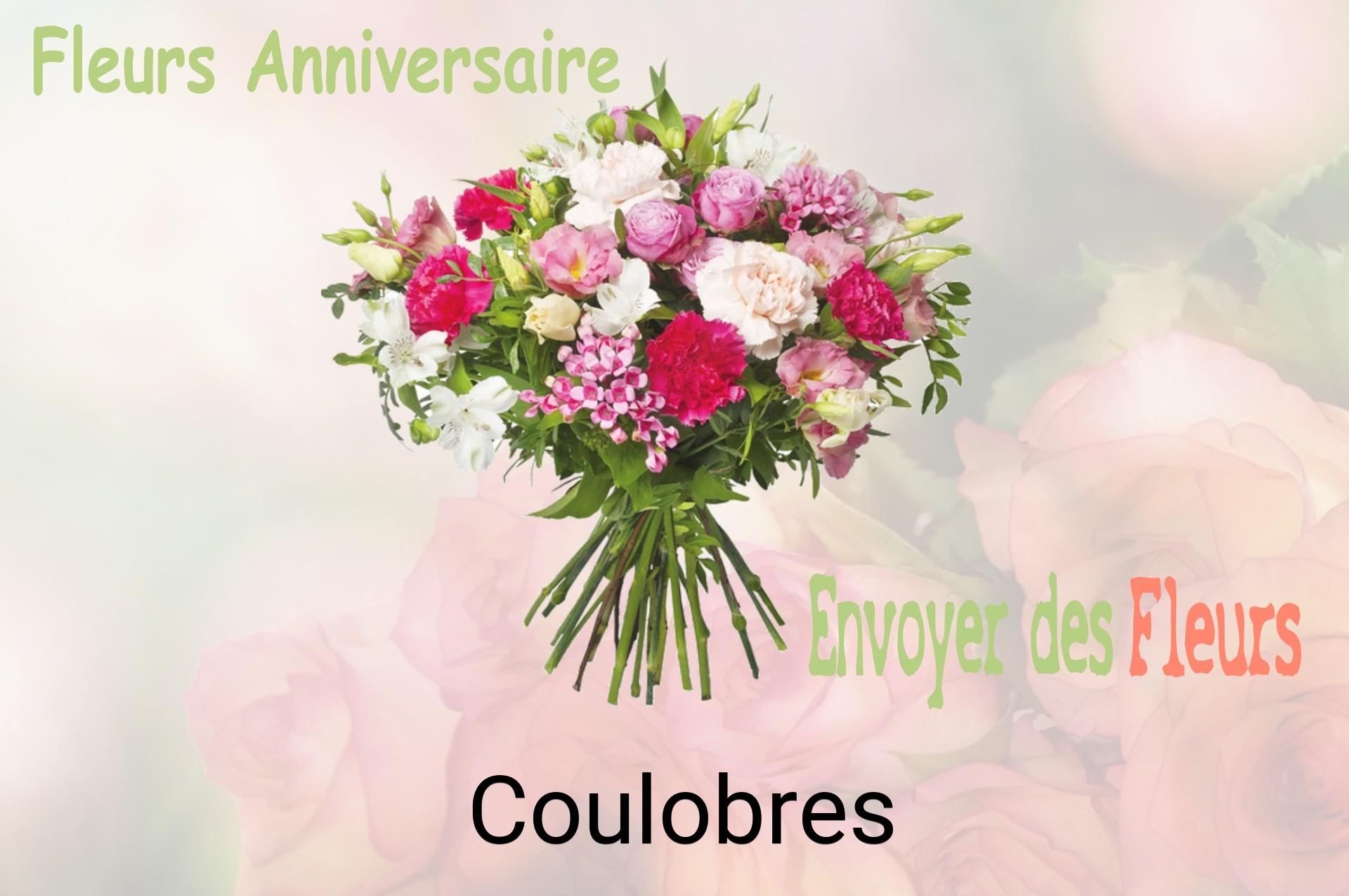 Bouquet de fleurs d’anniversaire livré à Coulobres