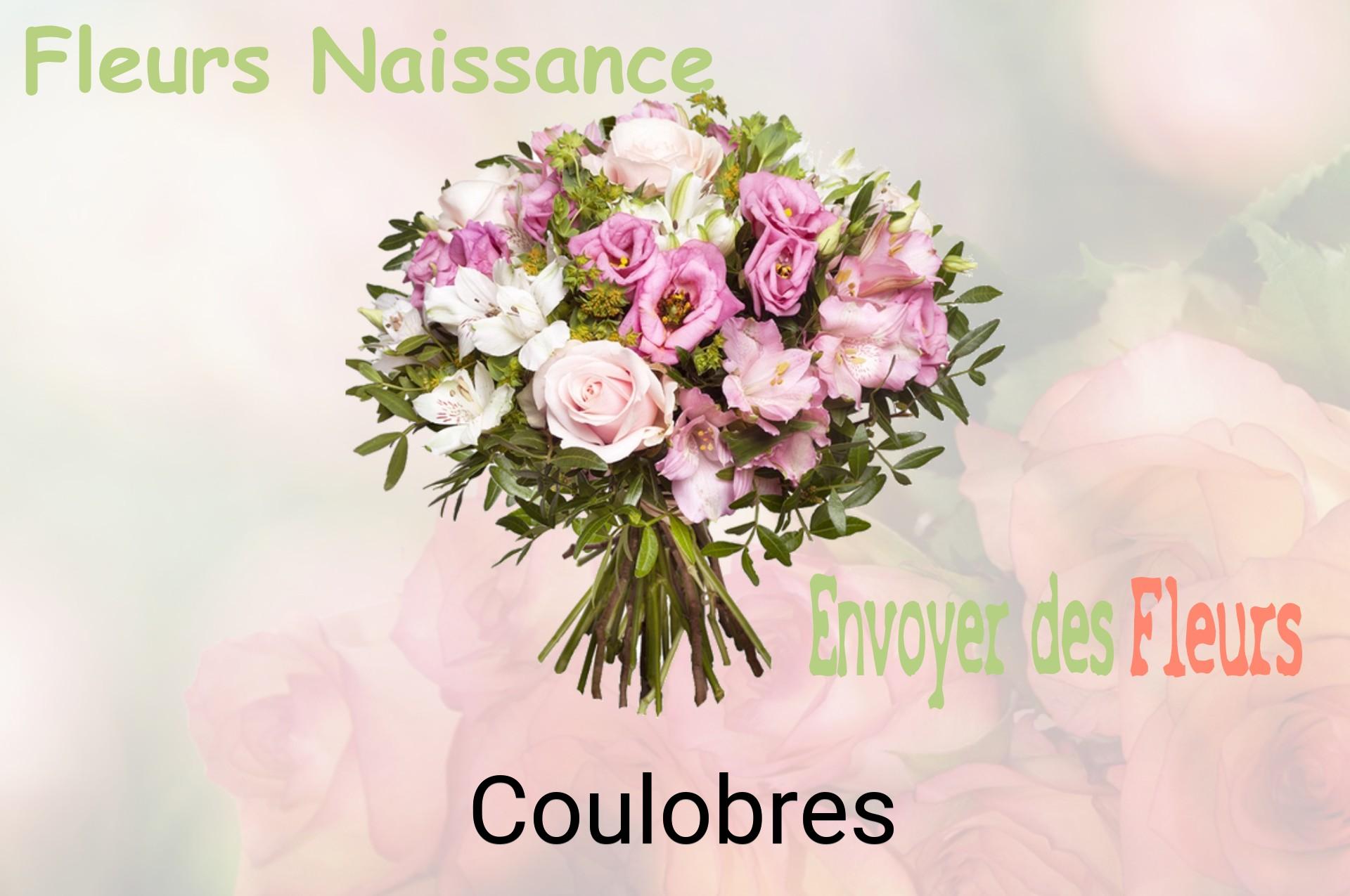 Bouquet de fleurs de naissance livré à Coulobres